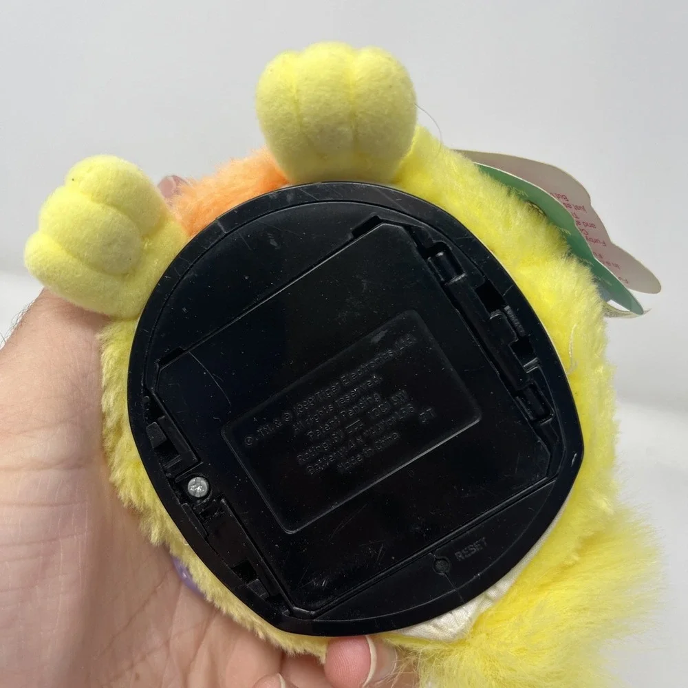 Furby Babies Sunny Baby Yellow 70-940 Blue Eyes Tiger  Electronics Working W Tag